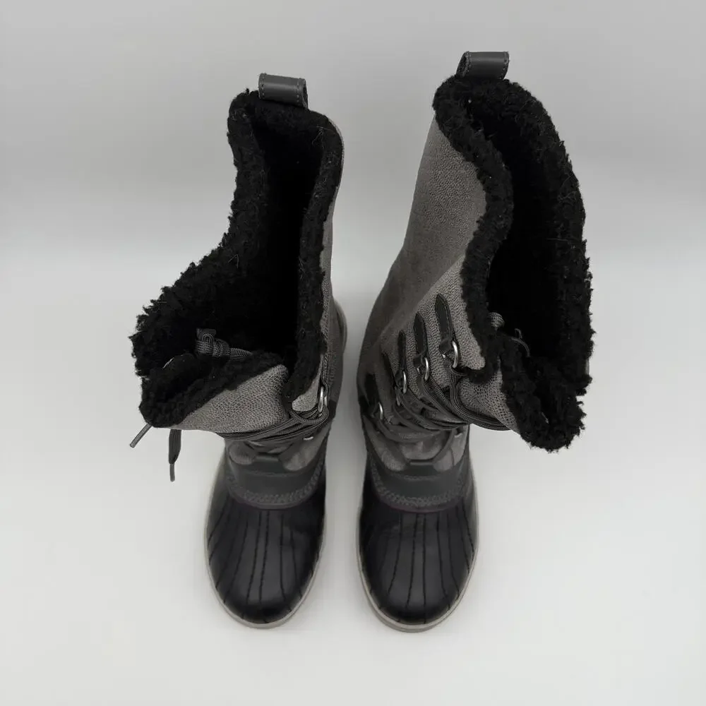Sorel Tivoli Waterproof Winter Snow Boots Womens Gray Size 10 - Picture 8 of 11